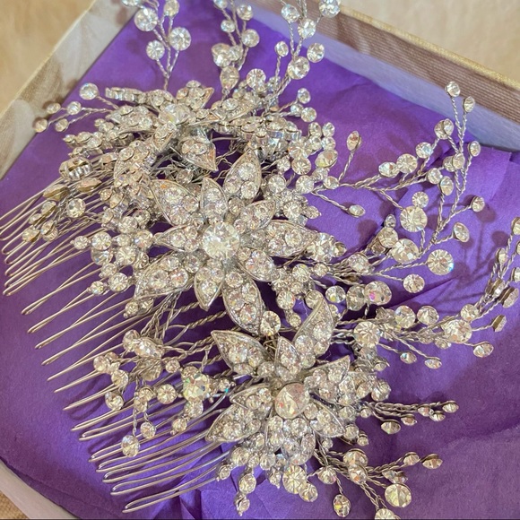 Bridal style brooch main image 4